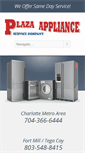 Mobile Screenshot of plazaapplianceservice.com